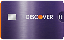 Discover it cash credit card plum